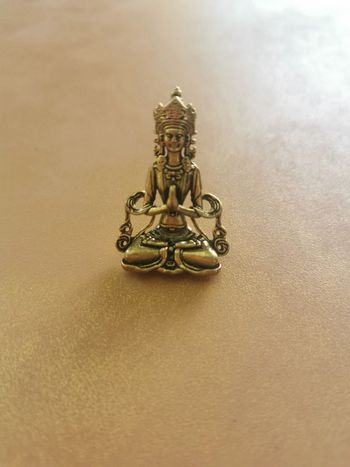 Mini statuette de méditation hindouiste