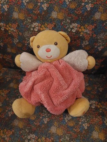 Kaloo - doudou ours boule rose 2011