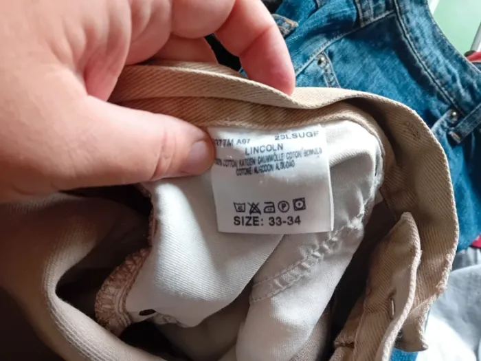 Jean à  boutons beige Maverick T44 - photo numéro 5