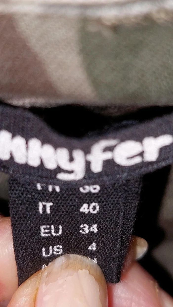 Pantalon treillis cargo slim Jennyfer taille 36 (S) - photo numéro 5