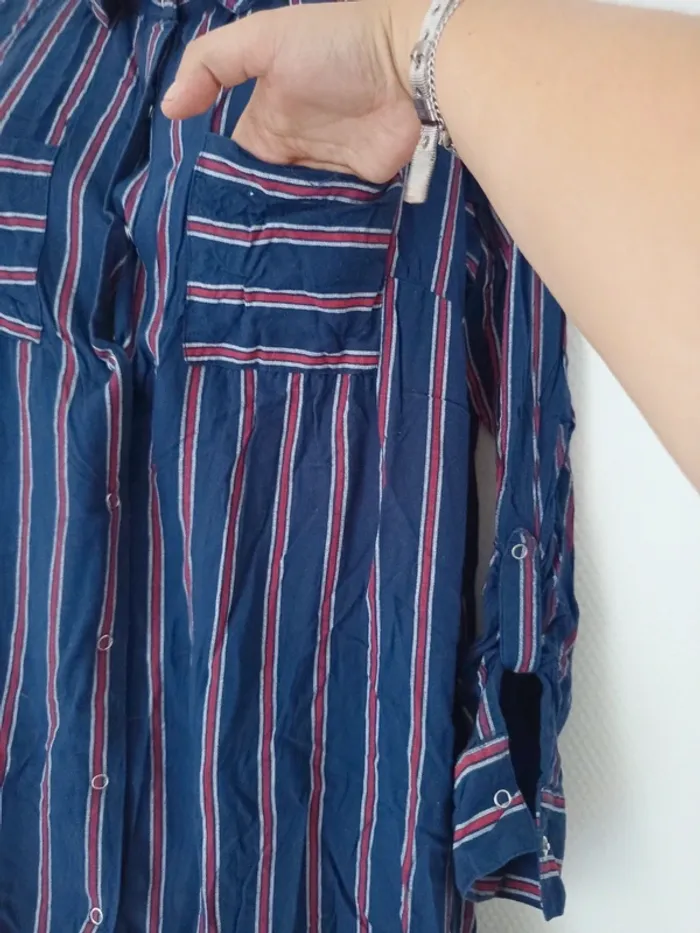 Chemise longue manches longues femme w - photo numéro 3