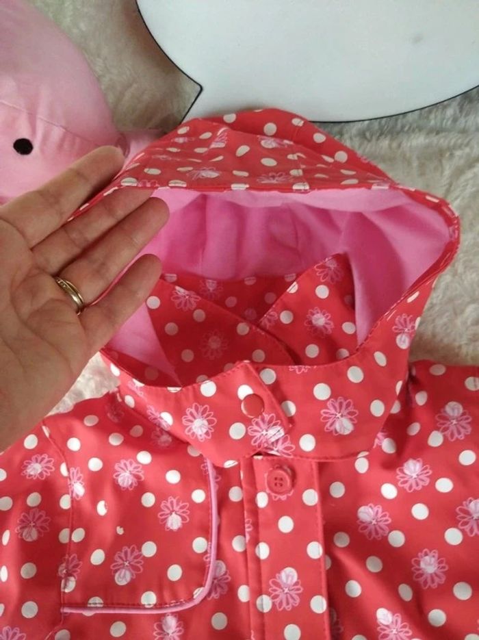 Manteau blouson imperméable avec capuche Fille 18 mois Orchestra - photo numéro 7
