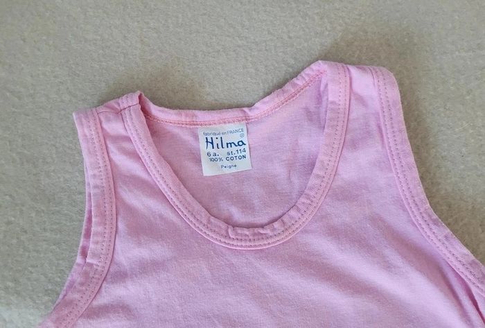 maillot de corps débardeur 6 ans - photo numéro 2