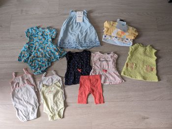 Lot de vêtements, fille, 3 mois, printemps été