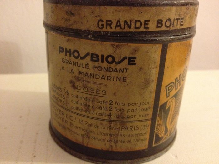 Boite publicitaire phosbiose en métal pour collectionneur - photo numéro 4