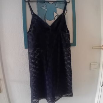 Nuisette en dentelle Bleu Marine