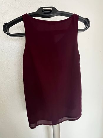 Débardeur bordeaux – Taille 34 (Pimkie)