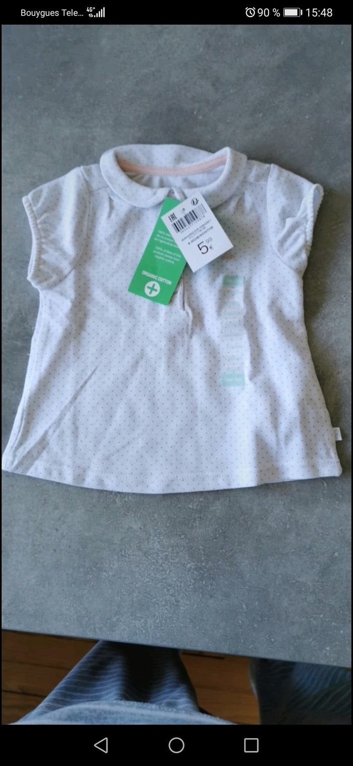 Tee shirt neuf, 6 mois