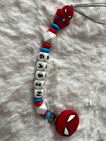 Attache tétine personnalisé Spiderman