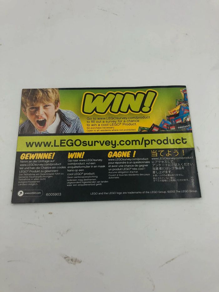 Notice Lego Hero Factory 6217 - photo numéro 2