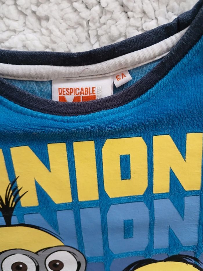 Pyjama 2 pièces les minions taille 6 ans - photo numéro 3