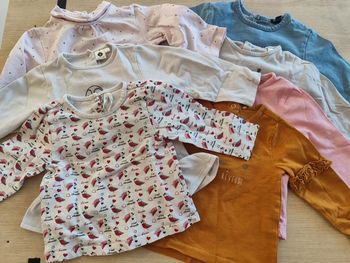 Lot de 7 t-shirt manches longues