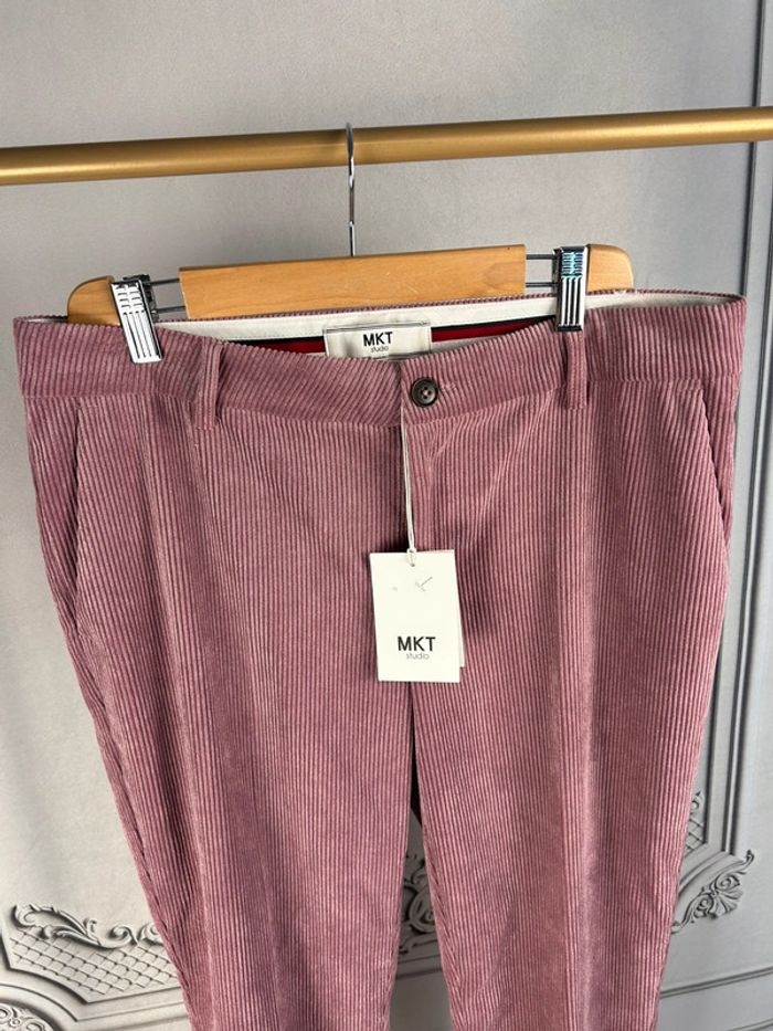 Pantalon velours violet MKT studio 42 neuf - photo numéro 2