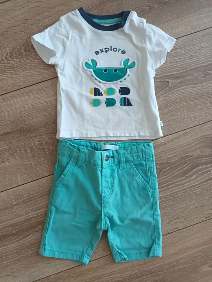 short + tee-shirt