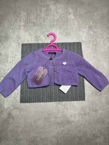 Gilet court violet sergent marjor 9 mois 