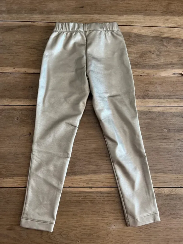 Legging en similicuir doré Monnalisa - photo numéro 9