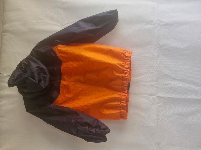 Veste imperméable mixte 4 ans Quechua - Décathlon Bleu marine orange - photo numéro 2