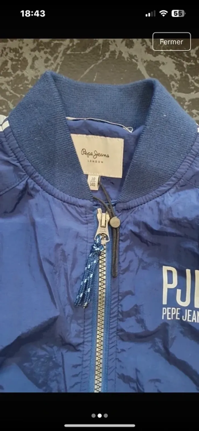 Veste pépé jeans - photo numéro 3