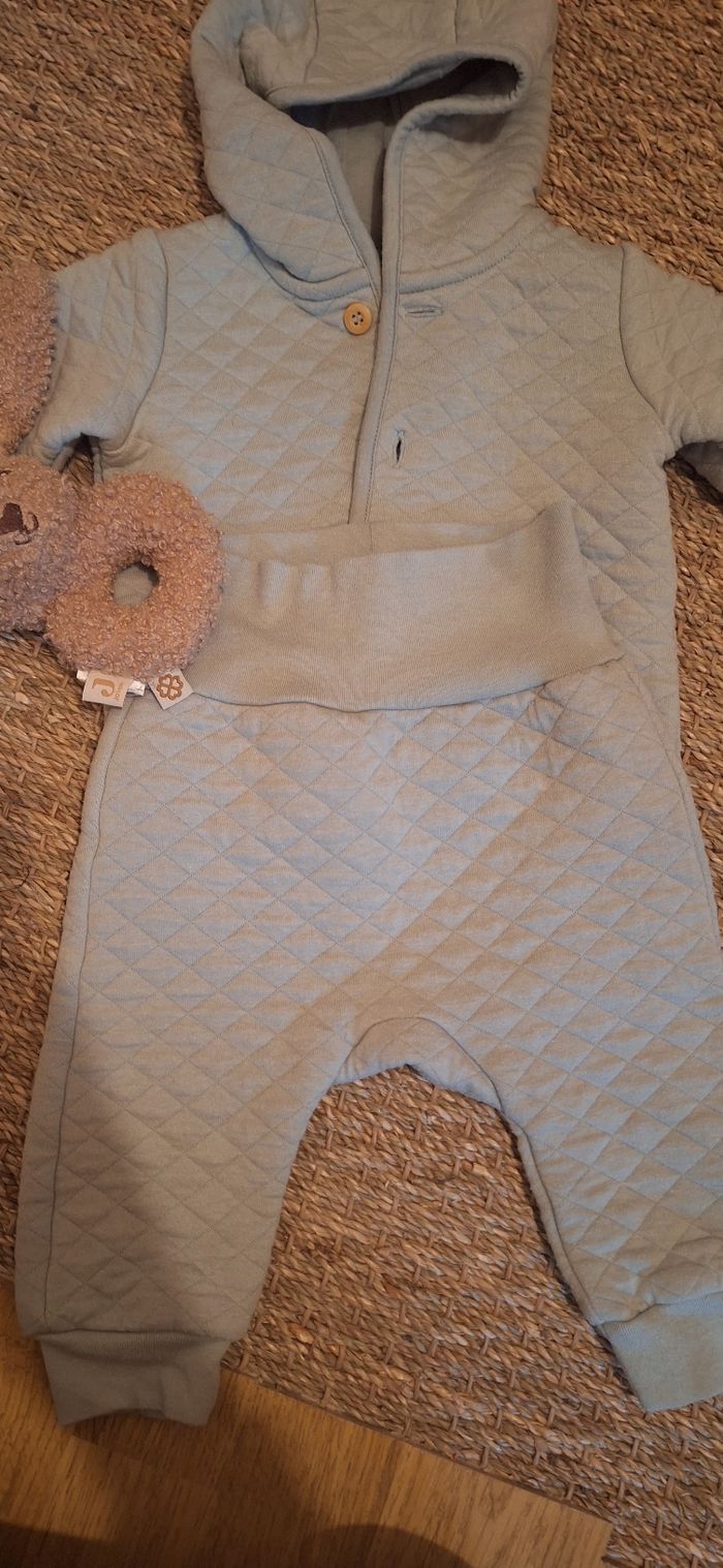 Ensemble vert d'eau h&m 6 mois - photo numéro 4