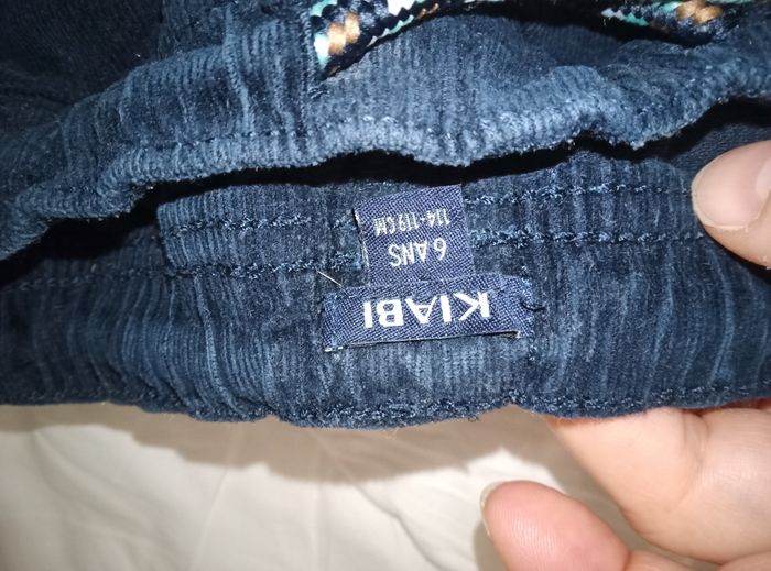 Pantalon 6 ans Kiabi Bleu marine - photo numéro 3