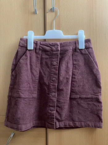 jupe courte mauve