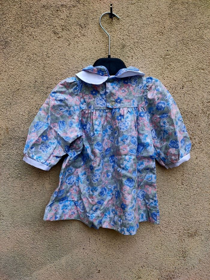 Robe a fleurs Vintage taille 3 mois - photo numéro 2