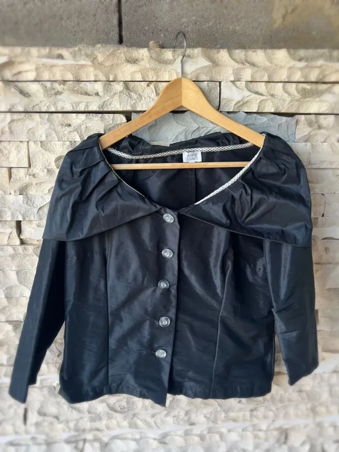 Superbe veste vintage original - taille 42 - inspiration haute couture - photo numéro 2