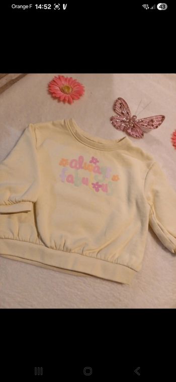 Sweat bébé taille 18 mois