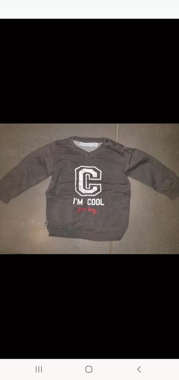 Pull garçon 6mois