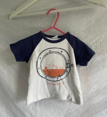 t-shirt 12 mois petit bateau