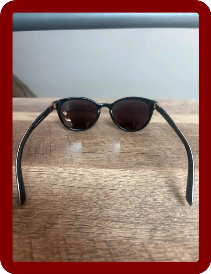 Lunette de soleil Dolce&Gabanna logo doré et motif jaguar/panthère - photo numéro 6
