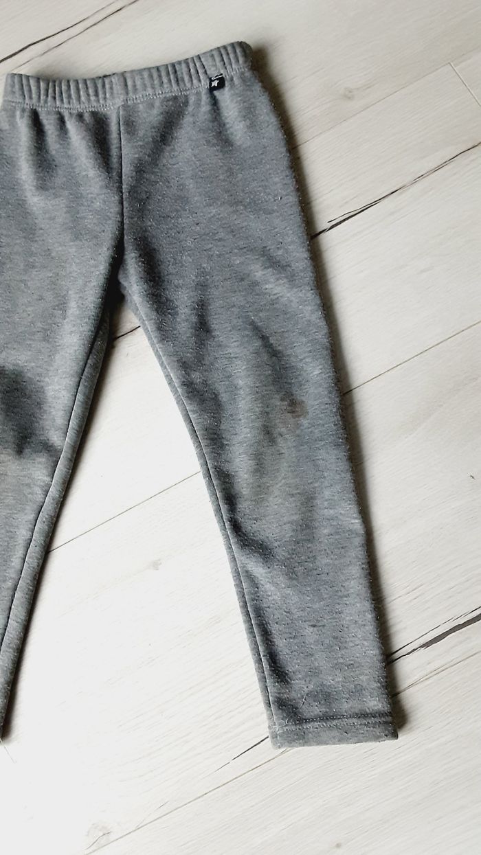 Vêtement fille pantalon gris Lili Marelle 4 ans - photo numéro 2