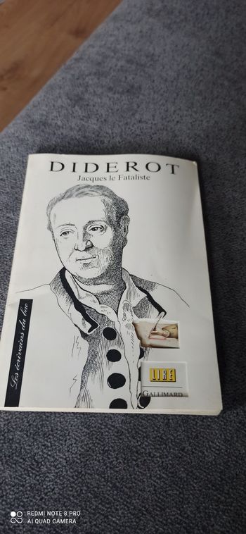 Livre jacques le fataliste diderot