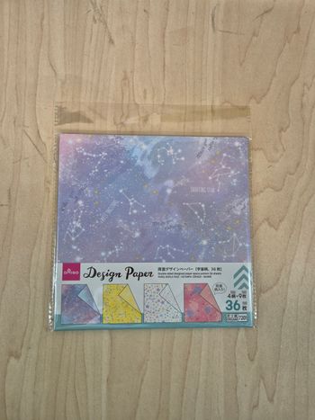 Papier Origami Daiso "Space Pattern"