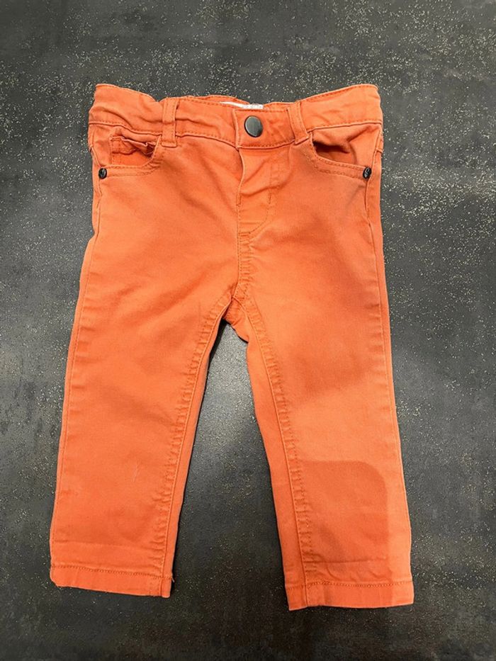 Pantalon orange garçon taille 6 mois marque bout’chou
