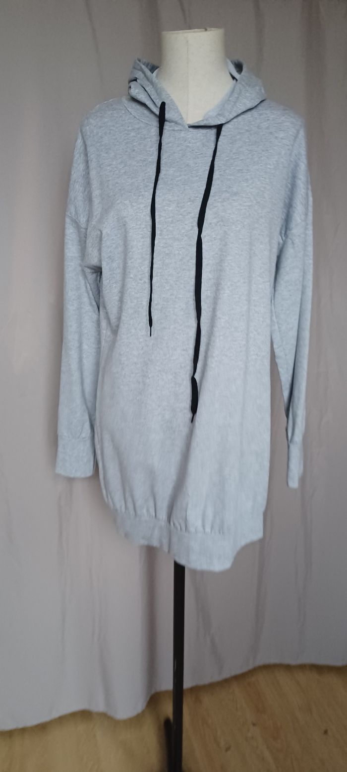 Très jolie robe sweat à capuche femme T U - photo numéro 2