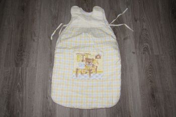 GIGOTEUSE JAUNE ET BLEU CIEL "PRAIA" - 0/6 MOIS - n°01