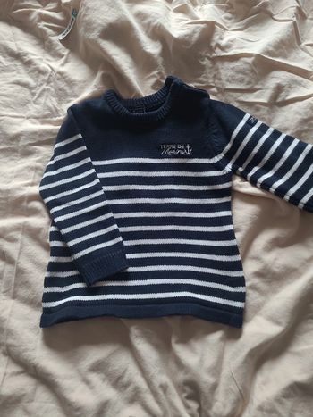 Pull terre de marin 18 mois