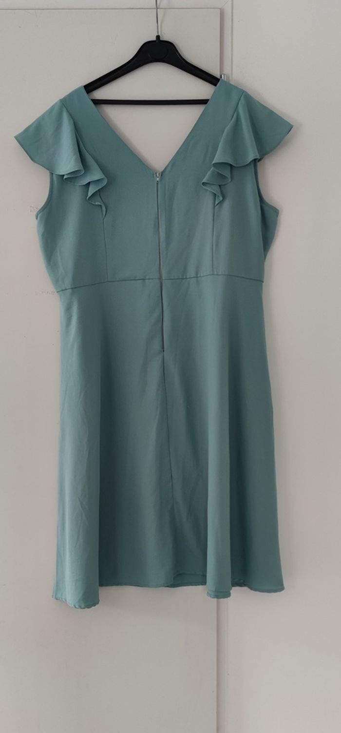 Robe couleur verte taille 50 pour femme sans  marque - photo numéro 7