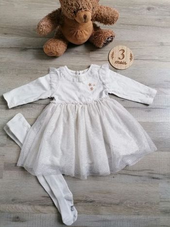 Robe cérémonie 3 mois fille
