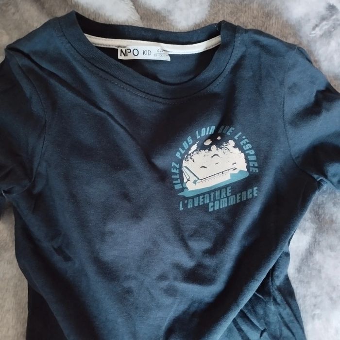 Lot de 2 t-shirts ml 4 ans - photo numéro 3