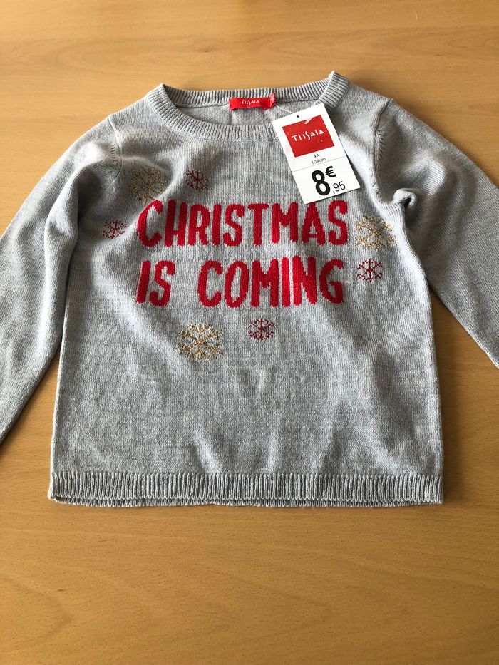 pull fille de noel 4 ans