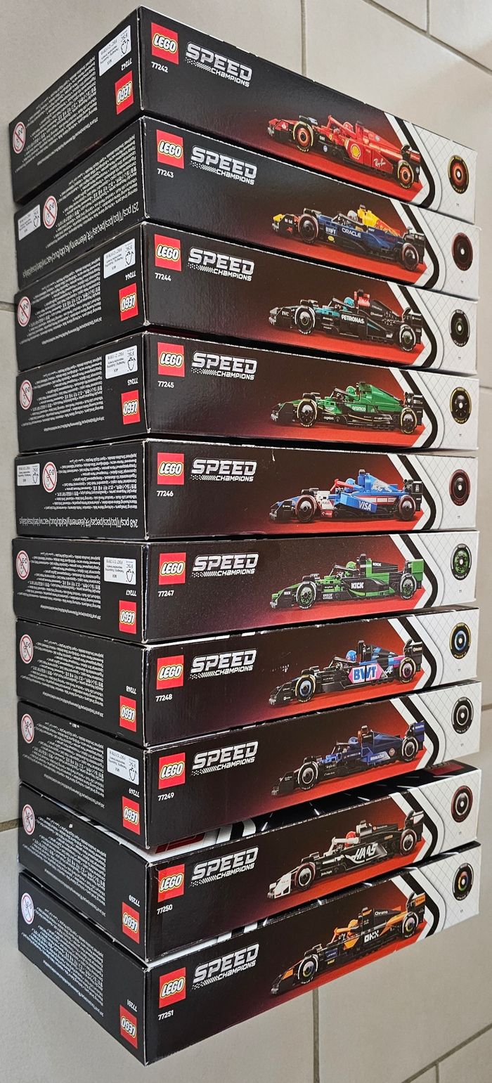 [NEUF] Lego Série Complète 10 Speed champions F1 (77242, 77243, 77244, 76245, 77246, 77247, 77248, 77249, 77250, 77251) - photo numéro 4