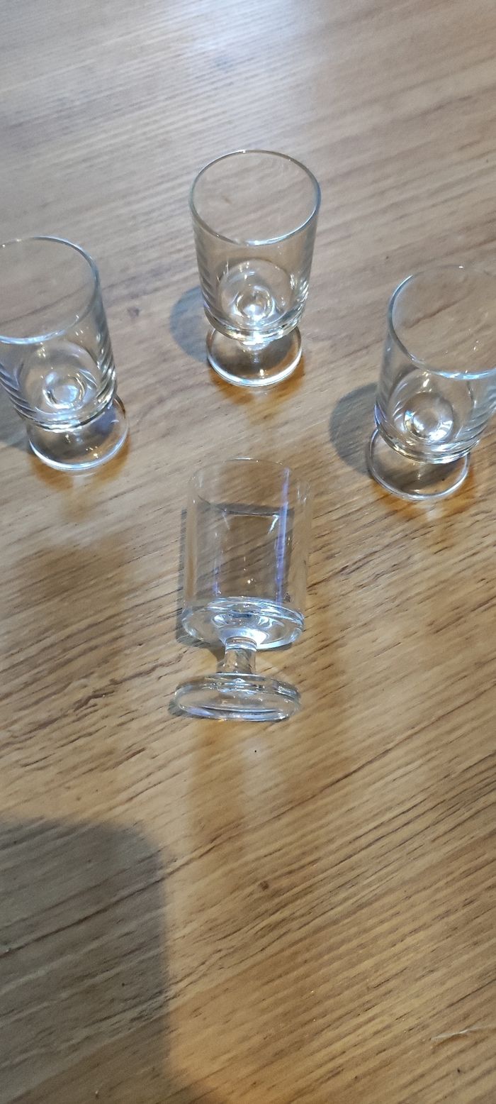 Lot de 4 verres shooter
