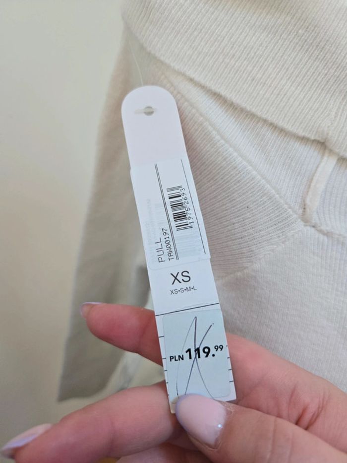 Pull blanc Tally weijl taille XS - photo numéro 4