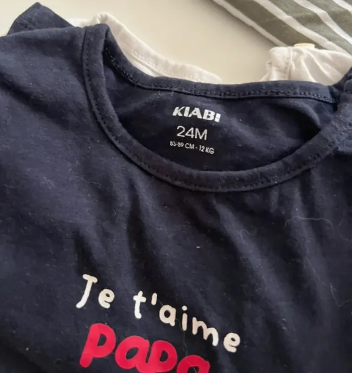 Lot de 3 t-shirts manches longues – 24 mois – Bon état - photo numéro 3