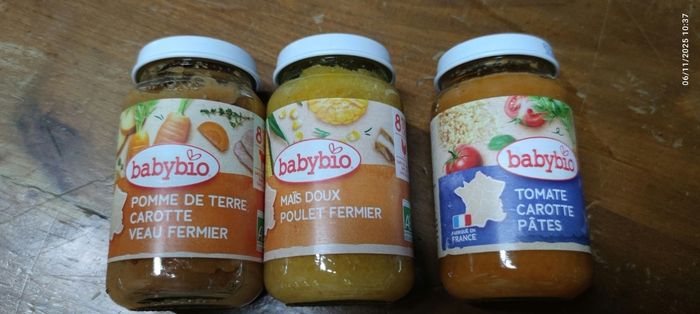 Babybio  lot de 3