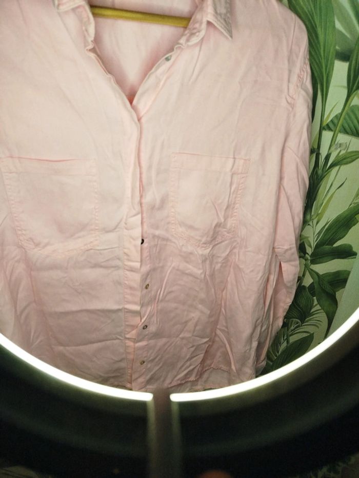 Chemisier rose zara taille m - photo numéro 5