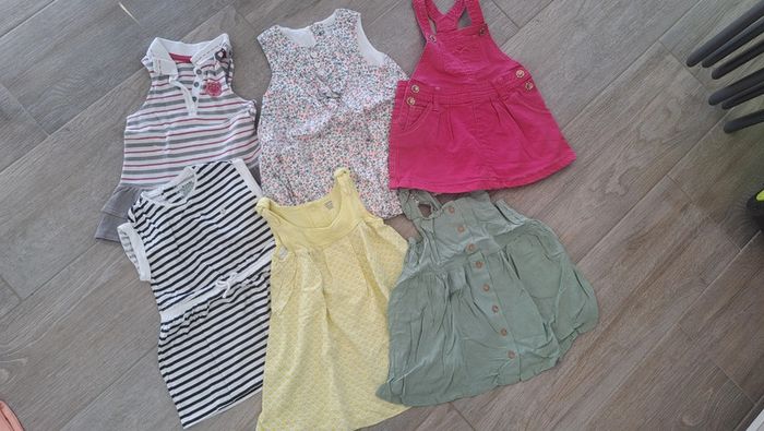 Lot robes manches courtes