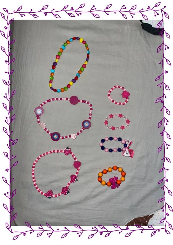 Lot bracelet collier enfant